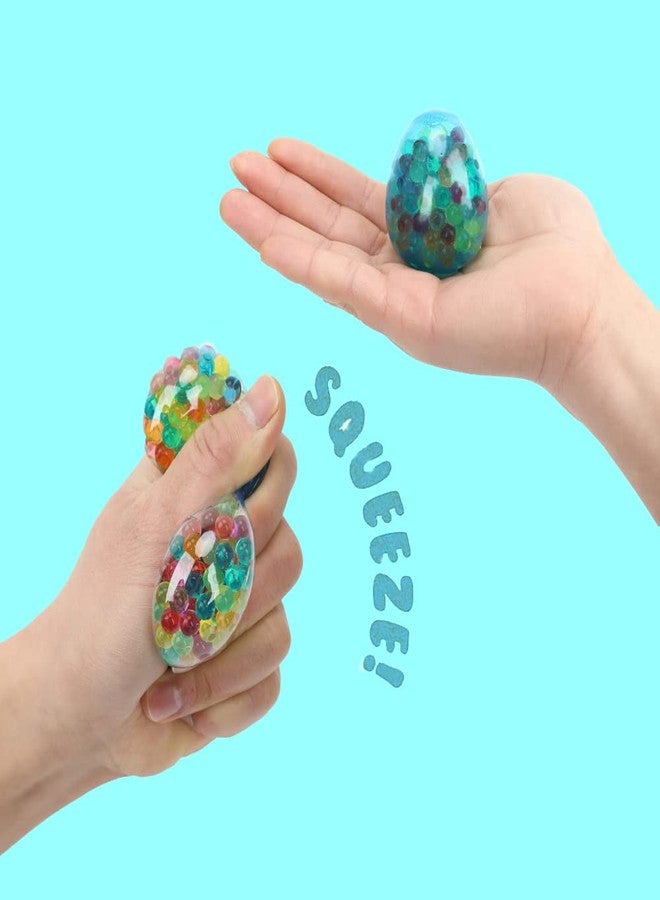 VOMAOK 4 Pack Egg Stress Balls Stress Relief Easter Basket Stuffers Gifts - Image 2